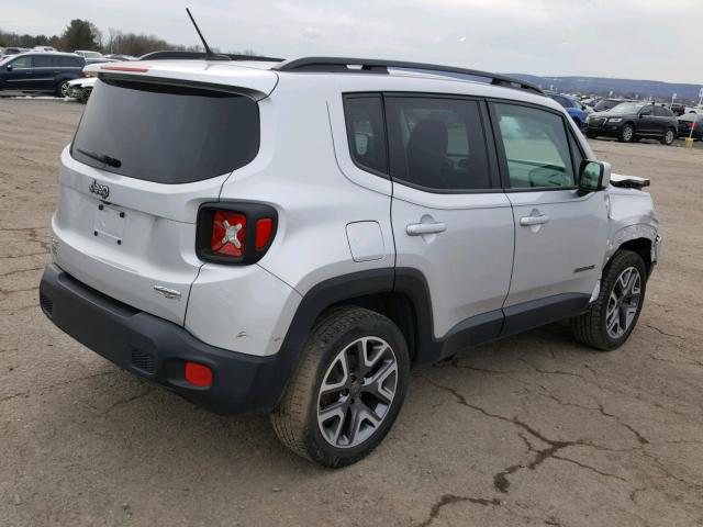 ZACCJBBT9FPB32447 - 2015 JEEP RENEGADE L SILVER photo 4