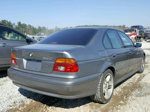 WBADN53482GF70224 - 2002 BMW 540 I GRAY photo 4