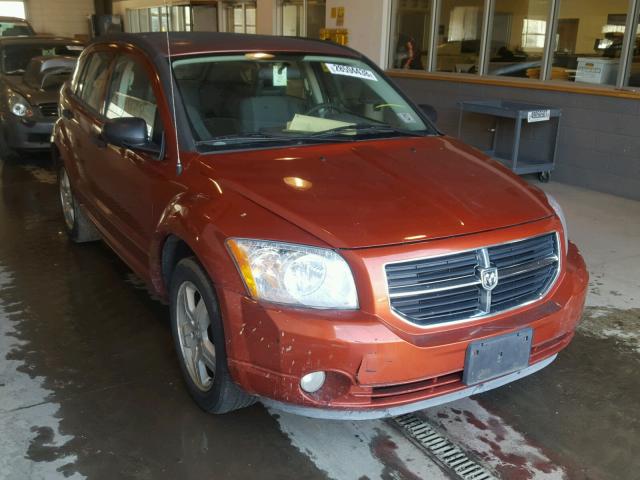 1B3HB48B87D164949 - 2007 DODGE CALIBER SX ORANGE photo 1