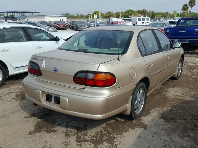 1G1NE52J72M670675 - 2002 CHEVROLET MALIBU LS Qızıl foto 4