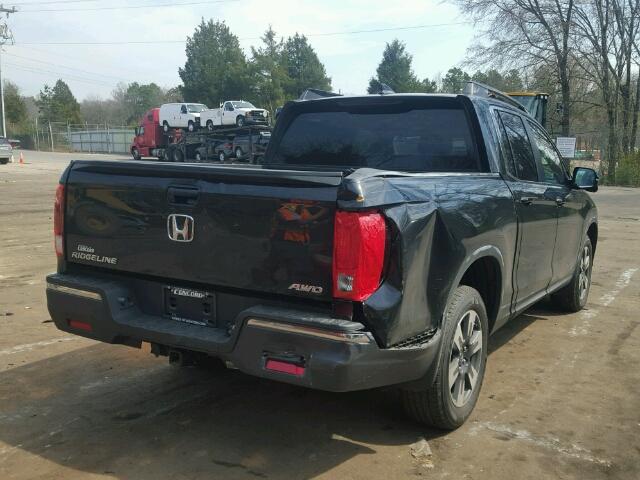 5FPYK3F66HB028996 - 2017 HONDA RIDGELINE GREEN photo 4