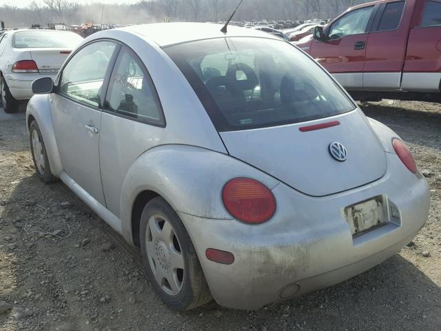 3VWCP21C01M466584 - 2001 VOLKSWAGEN NEW BEETLE SILVER photo 3