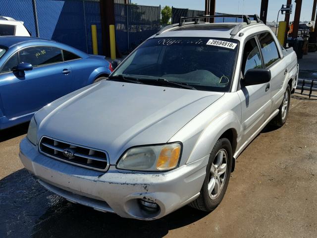 4S4BT62C237113045 - 2003 SUBARU BAJA SPORT SILVER photo 2