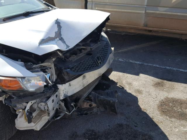 2HGFG3B03CH525057 - 2012 HONDA CIVIC EXL WHITE photo 10