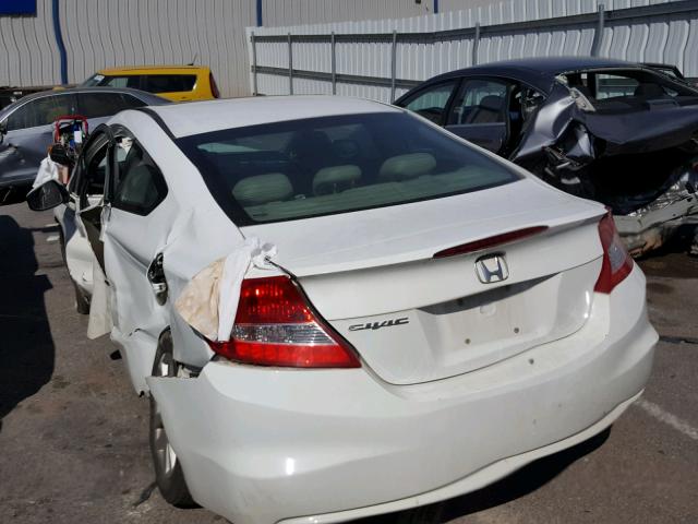 2HGFG3B03CH525057 - 2012 HONDA CIVIC EXL WHITE photo 3