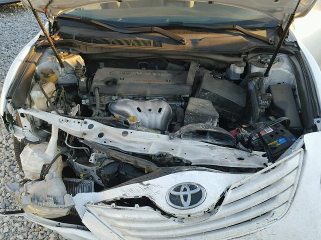 4T1BE46K78U770495 - 2008 TOYOTA CAMRY CE WHITE photo 7