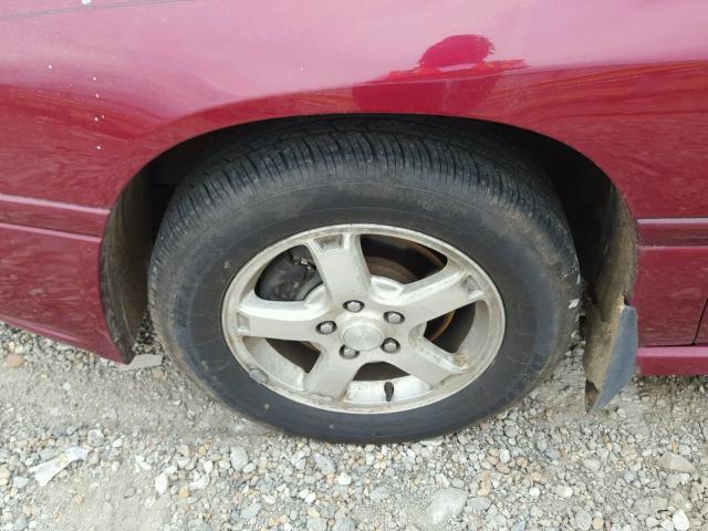 2G1WH52K159224026 - 2005 CHEVROLET IMPALA LS BURGUNDY photo 9