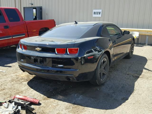 2G1FB1ED7B9149836 - 2011 CHEVROLET CAMARO LT BLACK photo 4