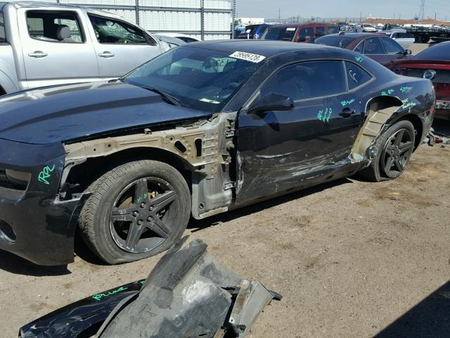 2G1FB1ED7B9149836 - 2011 CHEVROLET CAMARO LT BLACK photo 9