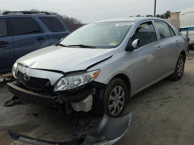 JTDBL40E399027138 - 2009 TOYOTA COROLLA BA SILVER photo 2