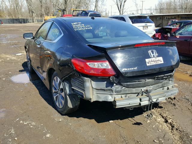 1HGCT1B8XDA006368 - 2013 HONDA ACCORD EXL BLACK photo 3