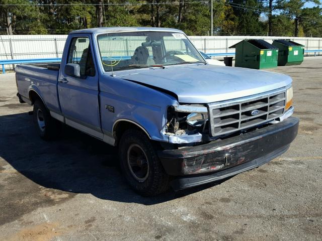 1FTEF15YXTLC08379 - 1996 FORD F150 BLUE photo 1