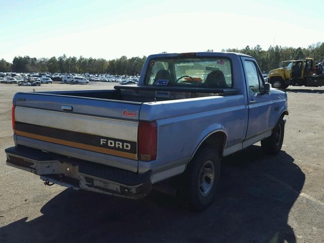 1FTEF15YXTLC08379 - 1996 FORD F150 BLUE photo 4