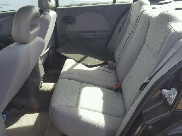 1G8AJ55F96Z152207 - 2006 SATURN ION LEVEL 黑色 照片 6