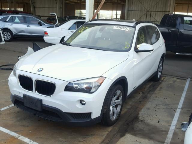 WBAVM1C59EVW47673 - 2014 BMW X1 SDRIVE2 WHITE photo 2