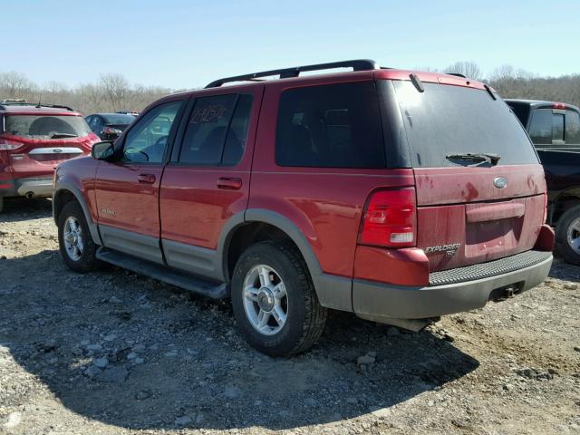 1FMDU73E22ZA67862 - 2002 FORD EXPLORER X RED photo 3