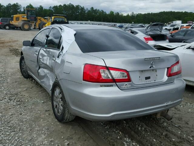 4A3AB36F09E031063 - 2009 MITSUBISHI GALANT ES SILVER photo 10