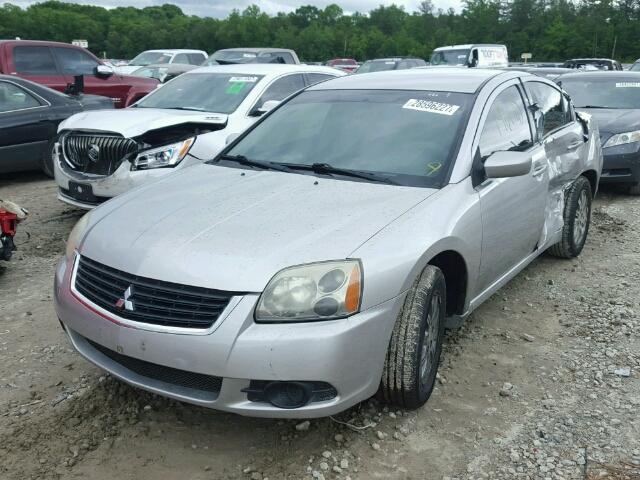 4A3AB36F09E031063 - 2009 MITSUBISHI GALANT ES SILVER photo 2