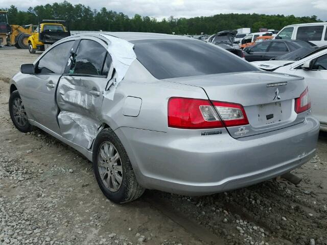 4A3AB36F09E031063 - 2009 MITSUBISHI GALANT ES SILVER photo 3