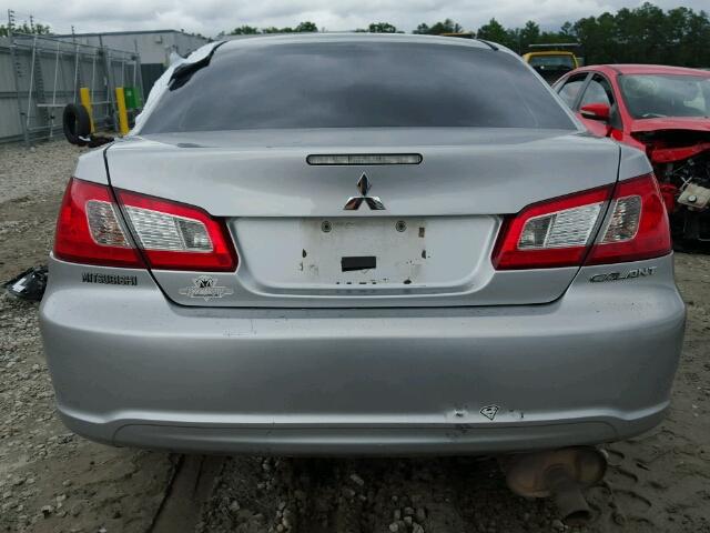 4A3AB36F09E031063 - 2009 MITSUBISHI GALANT ES SILVER photo 9