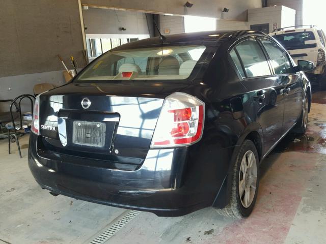 3N1AB61E68L679222 - 2008 NISSAN SENTRA 2.0 BLACK photo 4