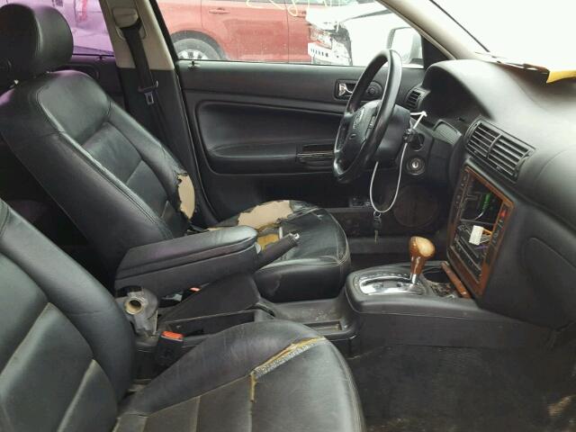 WVWEH63B71E004629 - 2001 VOLKSWAGEN PASSAT GLX GRAY photo 5