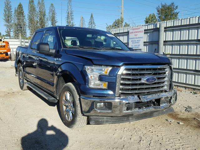 1FTEW1CP1HFA41832 - 2017 FORD F150 SUPER BLUE photo 1