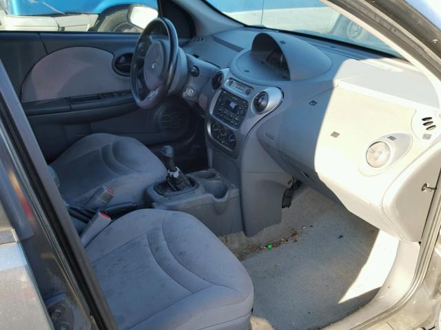 1G8AZ52F14Z209476 - 2004 SATURN ION LEVEL SILVER photo 5