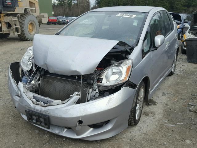 JHMGE8H56BS002422 - 2011 HONDA FIT SPORT SILVER photo 2