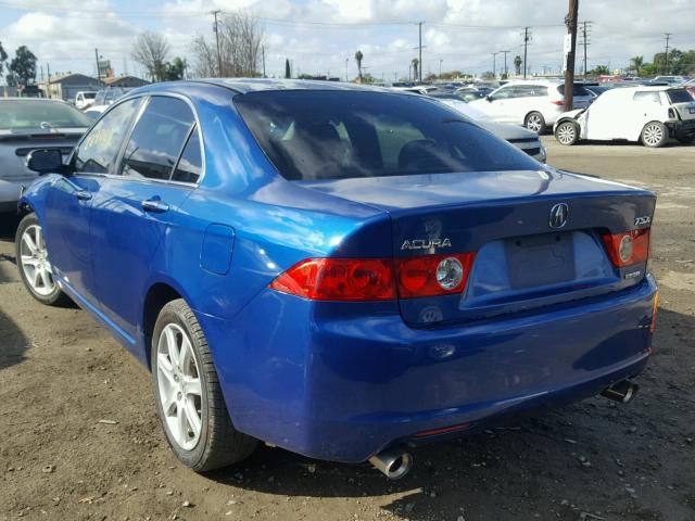 JH4CL96964C045333 - 2004 ACURA TSX BLUE photo 3