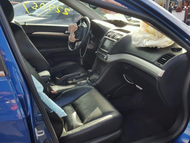 JH4CL96964C045333 - 2004 ACURA TSX BLUE photo 5