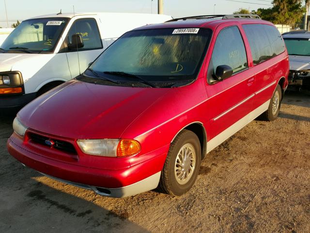 2FMDA5147WBB25660 - 1998 FORD WINDSTAR W RED photo 2