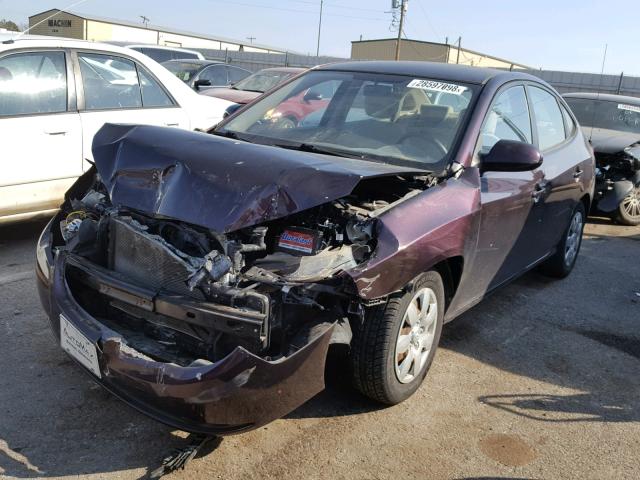 KMHDU46DX9U602929 - 2009 HYUNDAI ELANTRA GL BURGUNDY photo 2