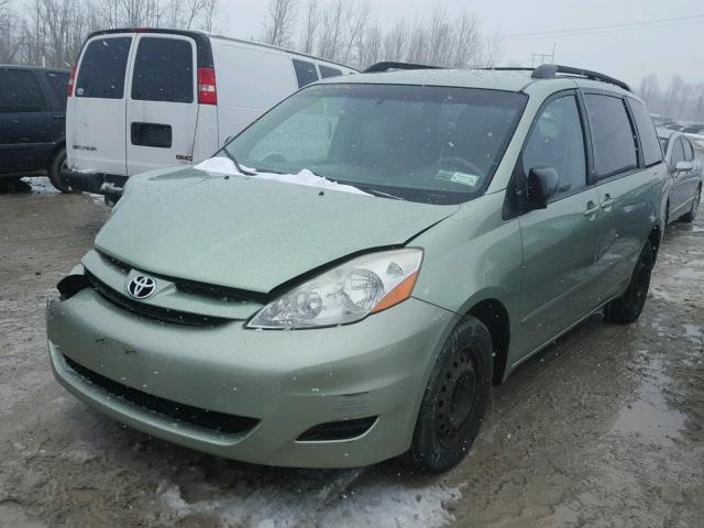 5TDZK23C19S230773 - 2009 TOYOTA SIENNA CE/ GREEN photo 2