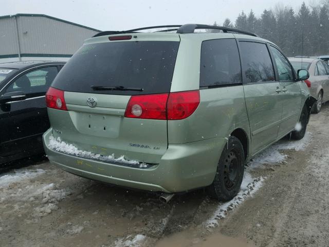 5TDZK23C19S230773 - 2009 TOYOTA SIENNA CE/ GREEN photo 4