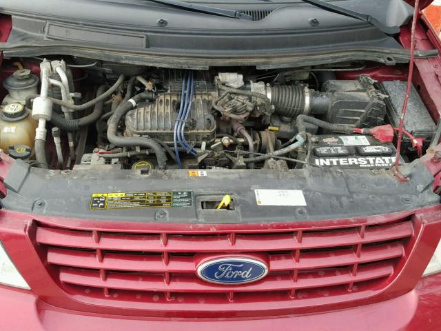 2FMZA51634BA86053 - 2004 FORD FREESTAR S RED photo 7