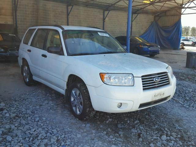 JF1SG63648H705832 - 2008 SUBARU FORESTER 2 WHITE photo 1