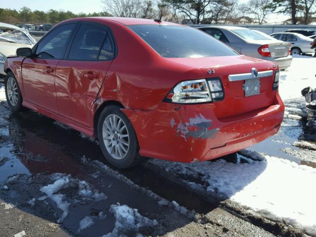 YS3FB49Y681127502 - 2008 SAAB 9-3 2.0T RED photo 3