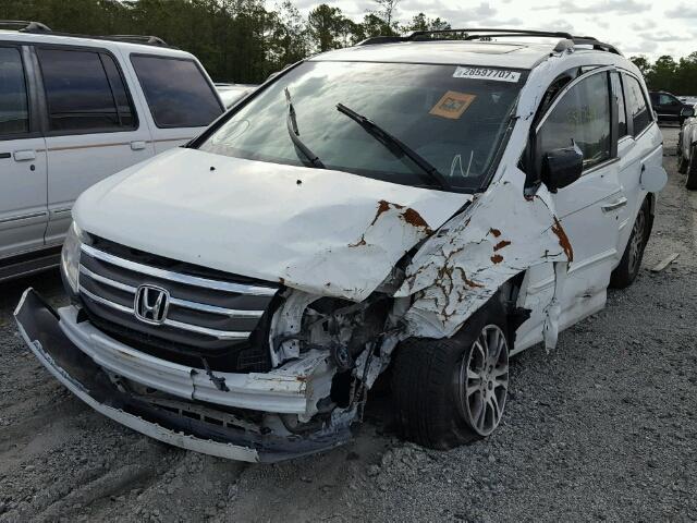 5FNRL5H68CB113155 - 2012 HONDA ODYSSEY EX WHITE photo 2