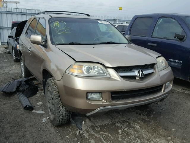 2HNYD18624H000812 - 2004 ACURA MDX TOURIN GOLD photo 1