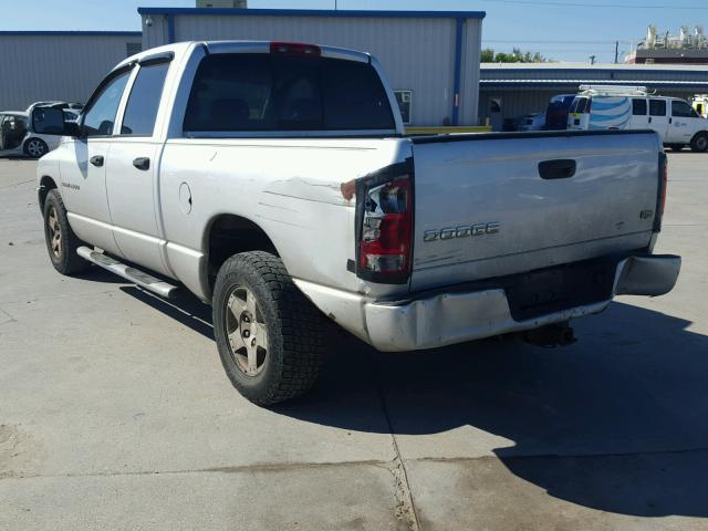 1D7HA18N94S647647 - 2004 DODGE RAM 1500 S SILVER photo 3