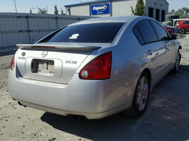 1N4BA41E95C837977 - 2005 NISSAN MAXIMA SE SILVER photo 4