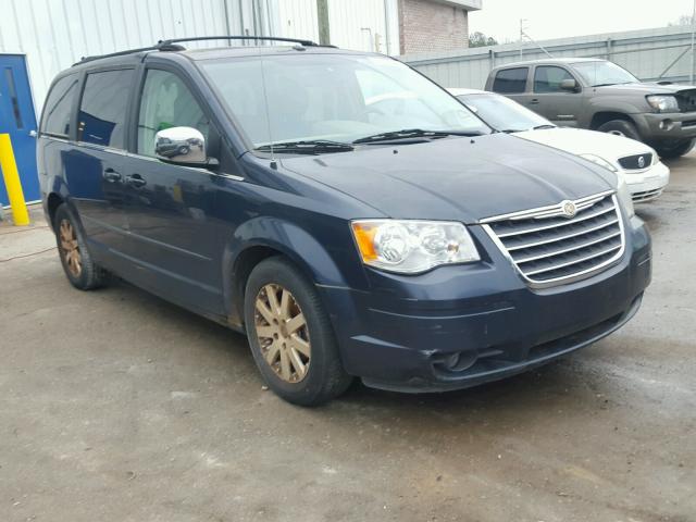 2A8HR54P08R690971 - 2008 CHRYSLER TOWN & COU BLUE photo 1