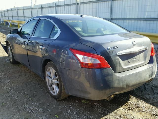 1N4AA51E69C808234 - 2009 NISSAN MAXIMA S GRAY photo 3