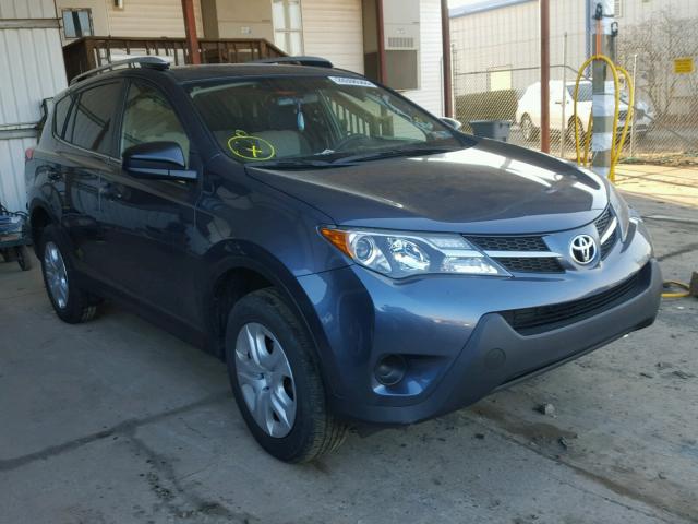 JTMBFREV5D5024819 - 2013 TOYOTA RAV4 LE BLUE photo 1