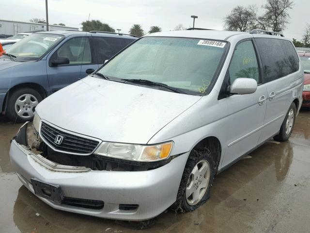 2HKRL18691H598476 - 2001 HONDA ODYSSEY EX GRAY photo 2