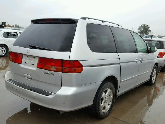 2HKRL18691H598476 - 2001 HONDA ODYSSEY EX GRAY photo 4