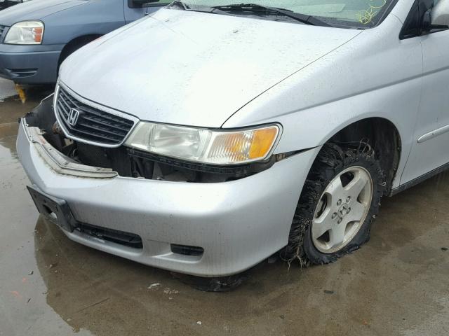 2HKRL18691H598476 - 2001 HONDA ODYSSEY EX GRAY photo 9