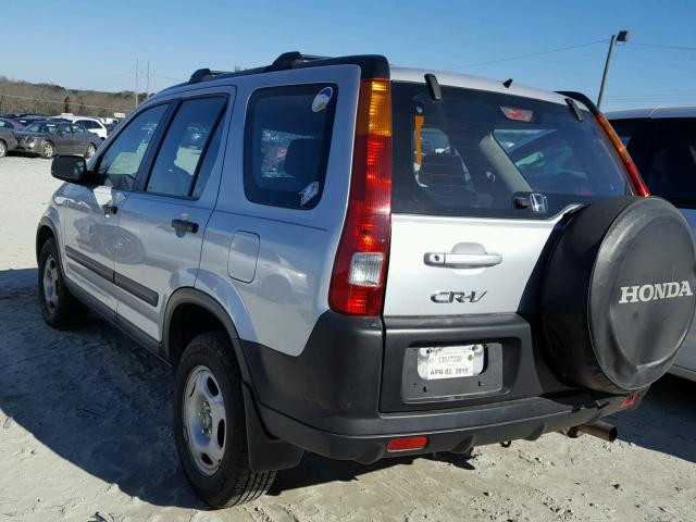 SHSRD78413U112588 - 2003 HONDA CR-V LX SILVER photo 3