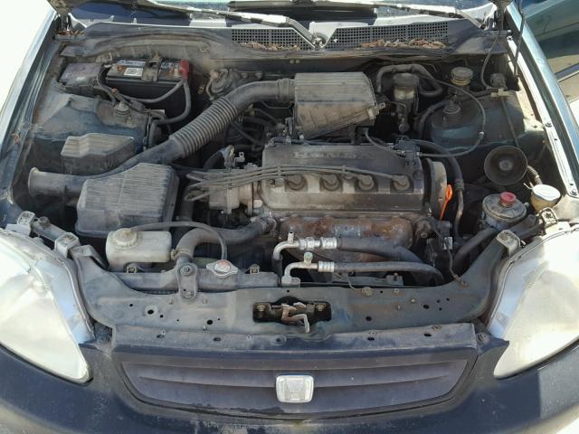 1HGEJ6128YL062926 - 2000 HONDA CIVIC DX GREEN photo 7